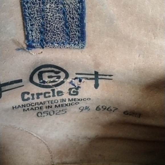 CIRCLE G COWGIRL ANKLE BOOTS - Picture 8 of 8